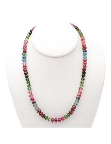 Collier Tourmaline Multicolore AAA + solde