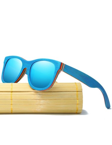 Lunettes de Soleil en Bois - Blue Wood Amélioration de cerveau avec