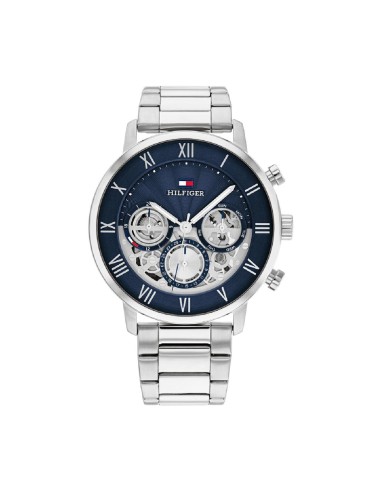 Tommy Hilfiger - Montre Legend Homme Argent et Bleu d'Europe débarque