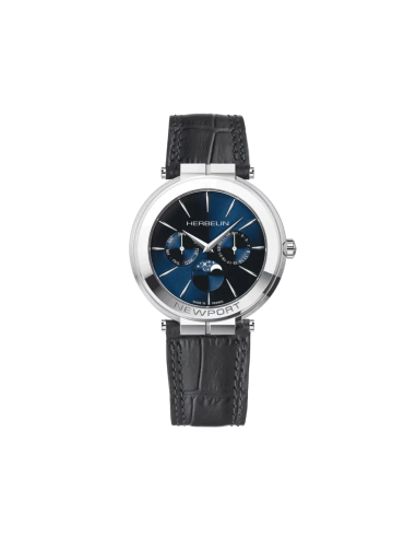 Michel Herbelin - Montre Newport Slim Fond Bleu 12722AP15 à prix réduit toute l'année